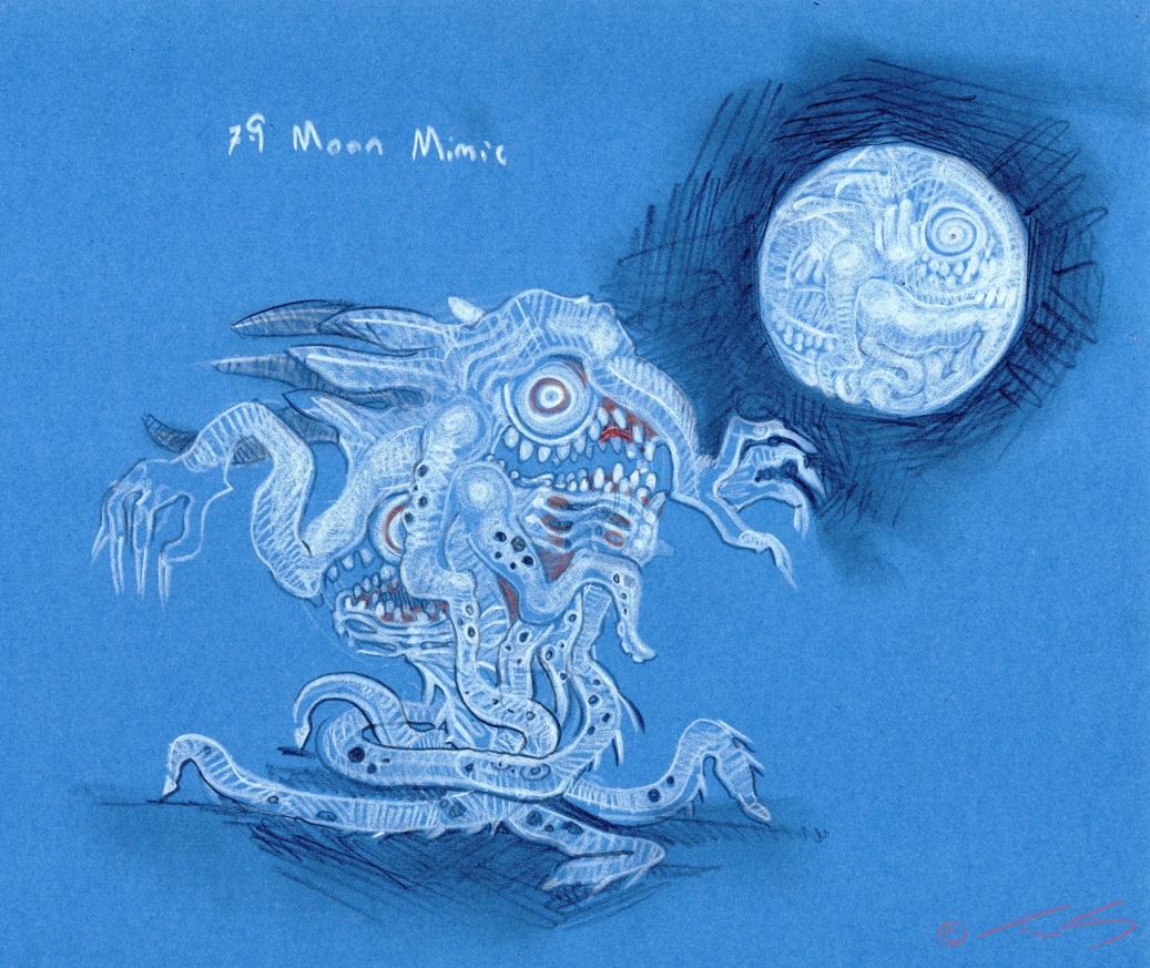 ''Moon mimic'' monster idea